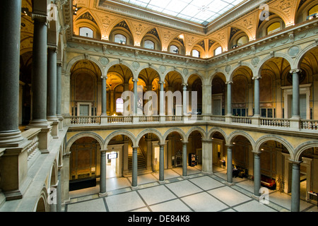 Österreich, Wien 1, Stubenring 5, MAK - Österreichisches Museum für angewandte Kunst, cortile interno del museo Foto Stock