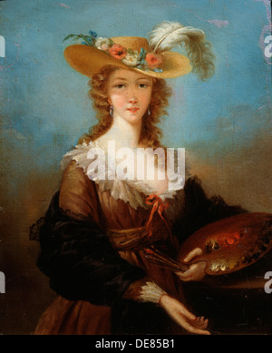 'SELF-portrait", 1782. Artista: Elisabeth Louise Vigee-LeBrun Foto Stock