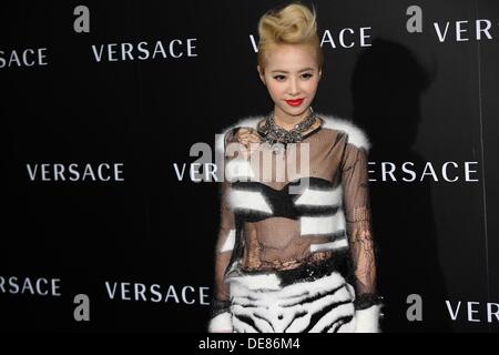 Pechino, Cina. Xii Sep, 2013. La Top Star Jolin Tsai Partecipa a conferenza stampa di Swarovski a Pechino in Cina il Giovedì 12 Settembre, 2013. Credito: TopPhoto/Alamy Live News Foto Stock