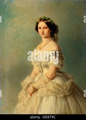 " Ritratto della Principessa Luisa di Prussia', 1856. Artista: Franz Xaver Winterhalter Foto Stock