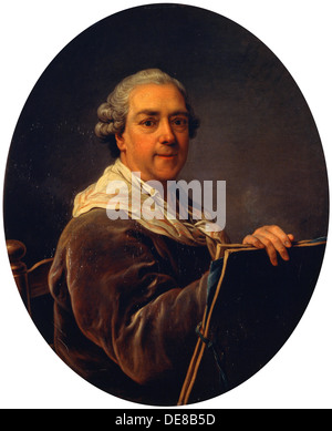 'SELF-portrait", 1762. Artista: Carle Van Loo Foto Stock