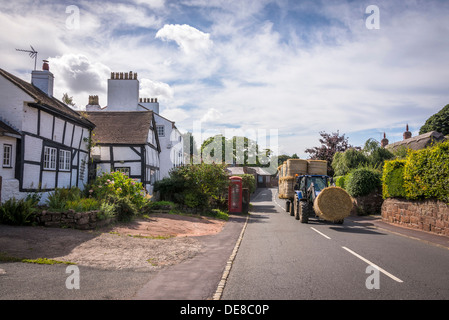 Burton un villaggio sulla Penisola di Wirral. Foto Stock