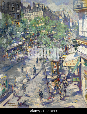 Il Boulevard De Sébastopol a Parigi, 1923. Artista: Korovin, Konstantin Alexeyevich (1861-1939) Foto Stock