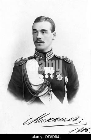 Il Granduca Michael Alexandrovich di Russia (1878-1918), 1906. Foto Stock