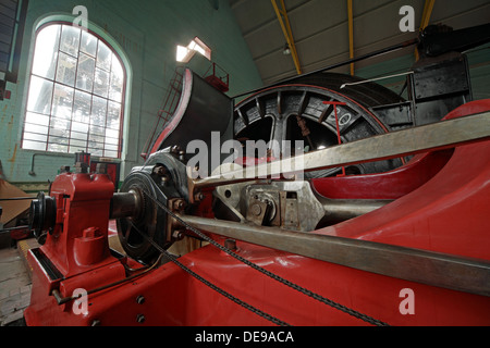 Astley Green Pit Red No1 avvolgimento motore di marcia Foto Stock