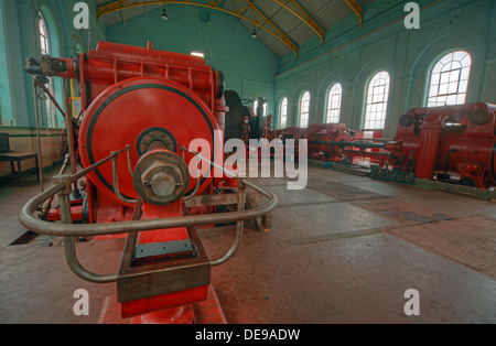 Astley Green Pit Red No1 avvolgimento motore di marcia Foto Stock