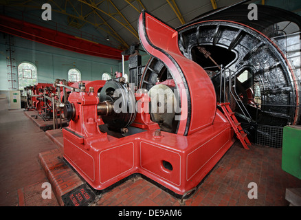 Astley Green Pit Red No1 avvolgimento motore di marcia Foto Stock