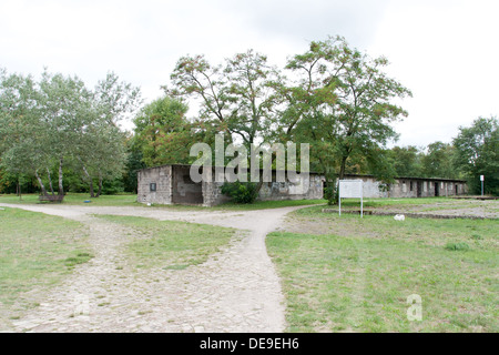 Il campo di concentramento a Falkensee - un satellite camp di Sachsenhausen vicino a Berlino Germania Foto Stock