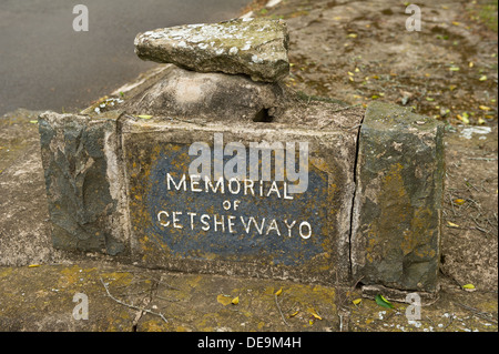 Re Cetshwayo Memorial, Eshowe, Sud Africa Foto Stock