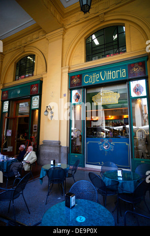 Caffe Vittoria, Chieti, Italia. Foto Stock
