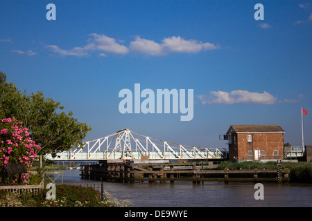 Stazione Ponte Girevole, Reedham, Norfolk, Inghilterra Foto Stock