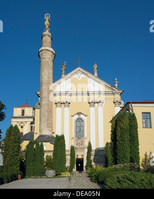 San Pietro e san Paolo la Chiesa cattolico romana in Kamyanets-Podilsky (Ucraina) Foto Stock