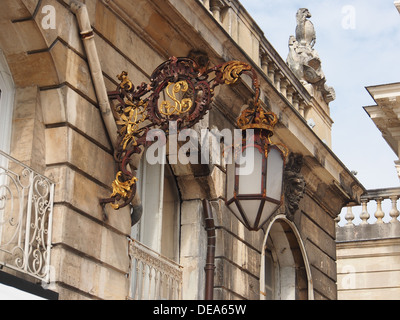 Place Stanislas, lanterna, 001 Foto Stock