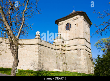 Il cimitero di barocco, monumento nazionale, Strilky, Kromeriz distretto, Zlin regione Moravia Repubblica Ceca, Europa Foto Stock