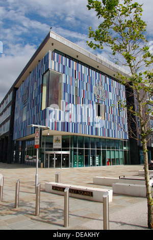 Doncaster civica di ufficio, Sir Nigel Gresley Square, Waterdale, Doncaster, South Yorkshire, Regno Unito Foto Stock