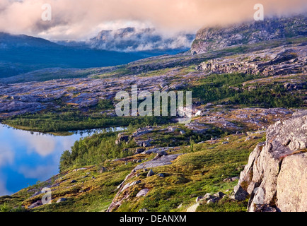 Paesaggio in Rago National Park, Nordland county, Norvegia, Scandinavia, Europa Foto Stock