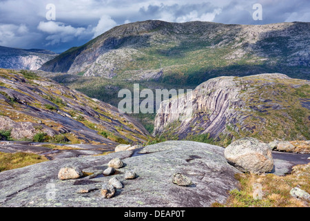 Storskogdalen valley, Rago National Park, Nordland county, Norvegia, Scandinavia, Europa Foto Stock