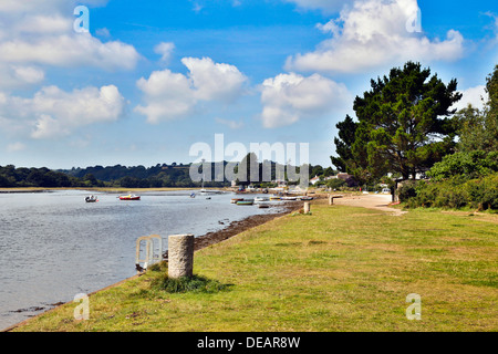 Devoran; Carnon fiume; Cornovaglia; Regno Unito Foto Stock