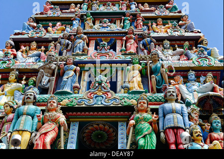 Il Tempio di Sri Mariamman è il più antico tempio indù di Singapore. Foto Stock