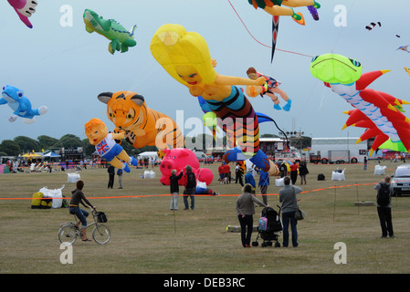 L'annuale festival di kite a Southsea, Hampshire Agosto 2013 Foto Stock