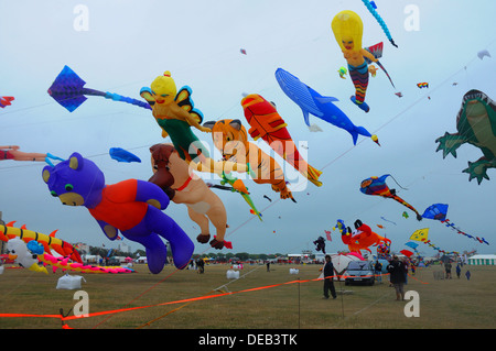 L'annuale festival di kite a Southsea, Hampshire Agosto 2013 Foto Stock