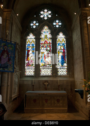 St Mary's Chapel Romsey Abbey Inghilterra Hampshire REGNO UNITO Foto Stock