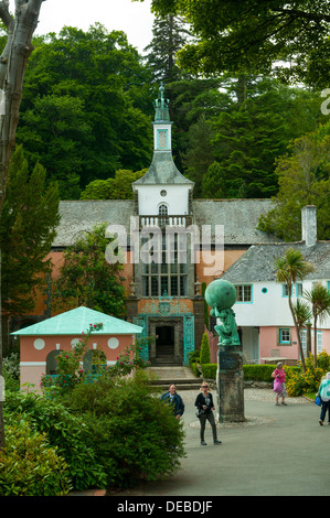 Portmeirion, Gwynedd, Galles Foto Stock