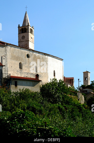 Plomin Istria Croazia mare adriatico Quarnaro opinioni Foto Stock