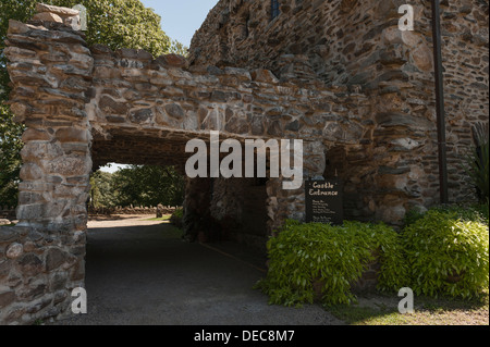 Il castello di Gillette in East Haddam, Connecticut - ex casa del famoso attore William Gillette che ha giocato Sherlock Holmes sul palco. Foto Stock