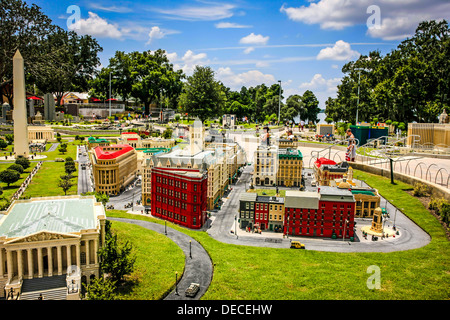 In tutto il mondo a Legoland - Washington DC Foto Stock