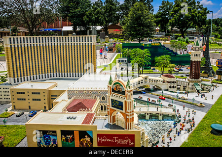 In tutto il mondo a Legoland - Las Vegas Foto Stock