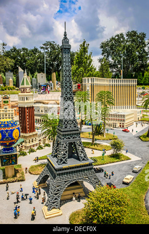 In tutto il mondo a Legoland - Las Vegas Foto Stock