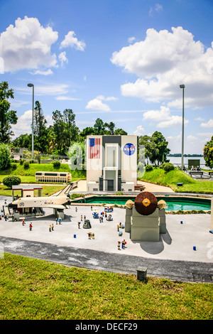 In tutto il mondo a Legoland -Florida Space Coast Foto Stock