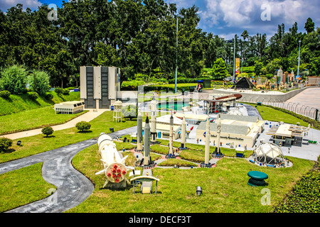 In tutto il mondo a Legoland -Florida Space Coast Foto Stock