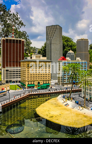 In tutto il mondo a Legoland - Miami Foto Stock