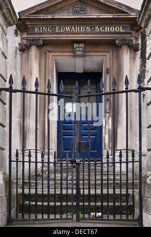 La Old Broad Street locali del re Edward's School di Bath, Regno Unito Foto Stock