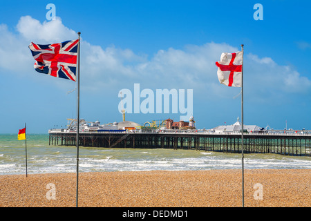Il Brighton Pier. Regno Unito Foto Stock