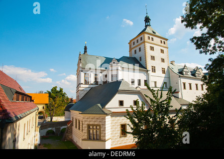 Zamek palace castle Pardubice city eastern Bohemia Czech Republic Europe Foto Stock