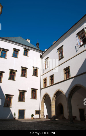 Zamek palace castle Pardubice city eastern Bohemia Czech Republic Europe Foto Stock