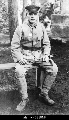 I soldati giapponesi in uniforme degli anni trenta-1940s Foto Stock