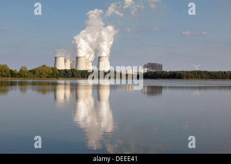 Jaenschwalde Power Station, Brandeburgo, Germania Foto Stock