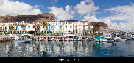 Puerto de Mogan, Gran Canaria Isole Canarie Spagna, Atlantico, Europa Foto Stock