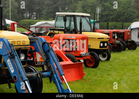 Farm machinery on display at the Bath & West Show, Somerset, UK Foto Stock
