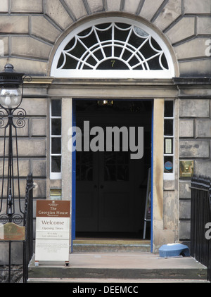 Il Georgian House, Charlotte Square, New Town, Edimburgo, Scozia, Regno Unito Foto Stock