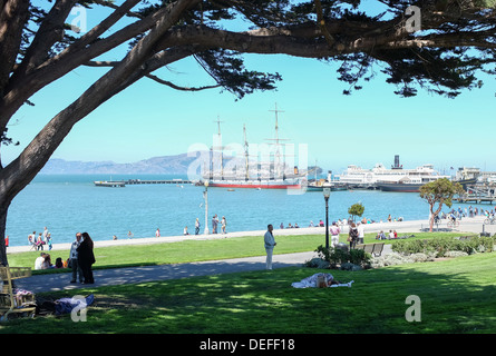 San Fransisco Maritime National Historic Park Foto Stock