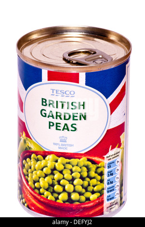 Lo stagno di Tesco Britsh Giardino piselli Foto Stock