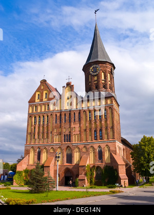 Cattedrale su Kant, Isola di Kaliningrad (Konigsberg), Russia, Europa Foto Stock