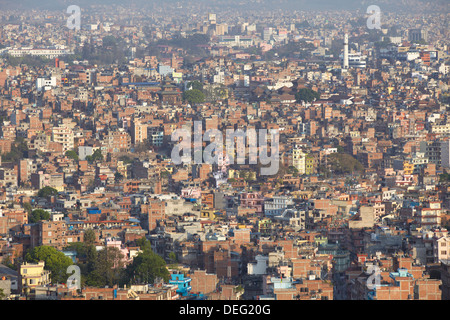 Vista di Kathmandu, Nepal, Asia Foto Stock