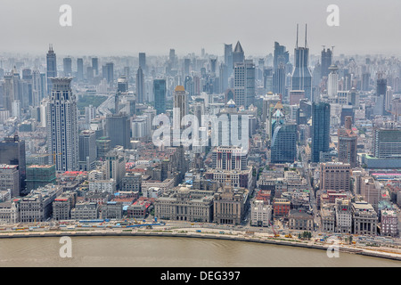 Shanghai è la più grande città dalla popolazione della Repubblica popolare cinese Foto Stock