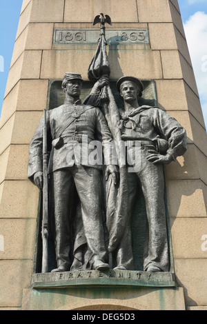 Monumento al grande esercito della Repubblica della guerra civile a Washington Foto Stock